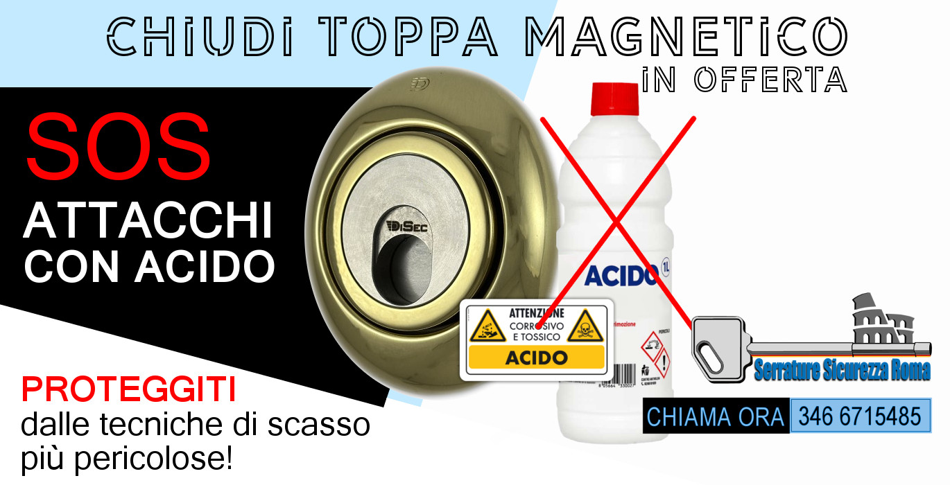 Installazione chiudi toppa magnetico a Roma