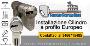 installazione cilindro a profilo europeo